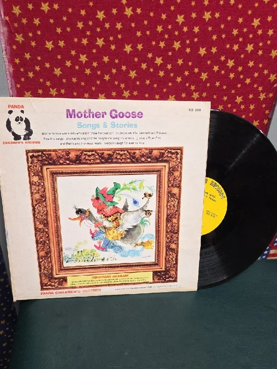 **Whimsical Lady Riding a Goose Illustration** - Picture 3 of 6